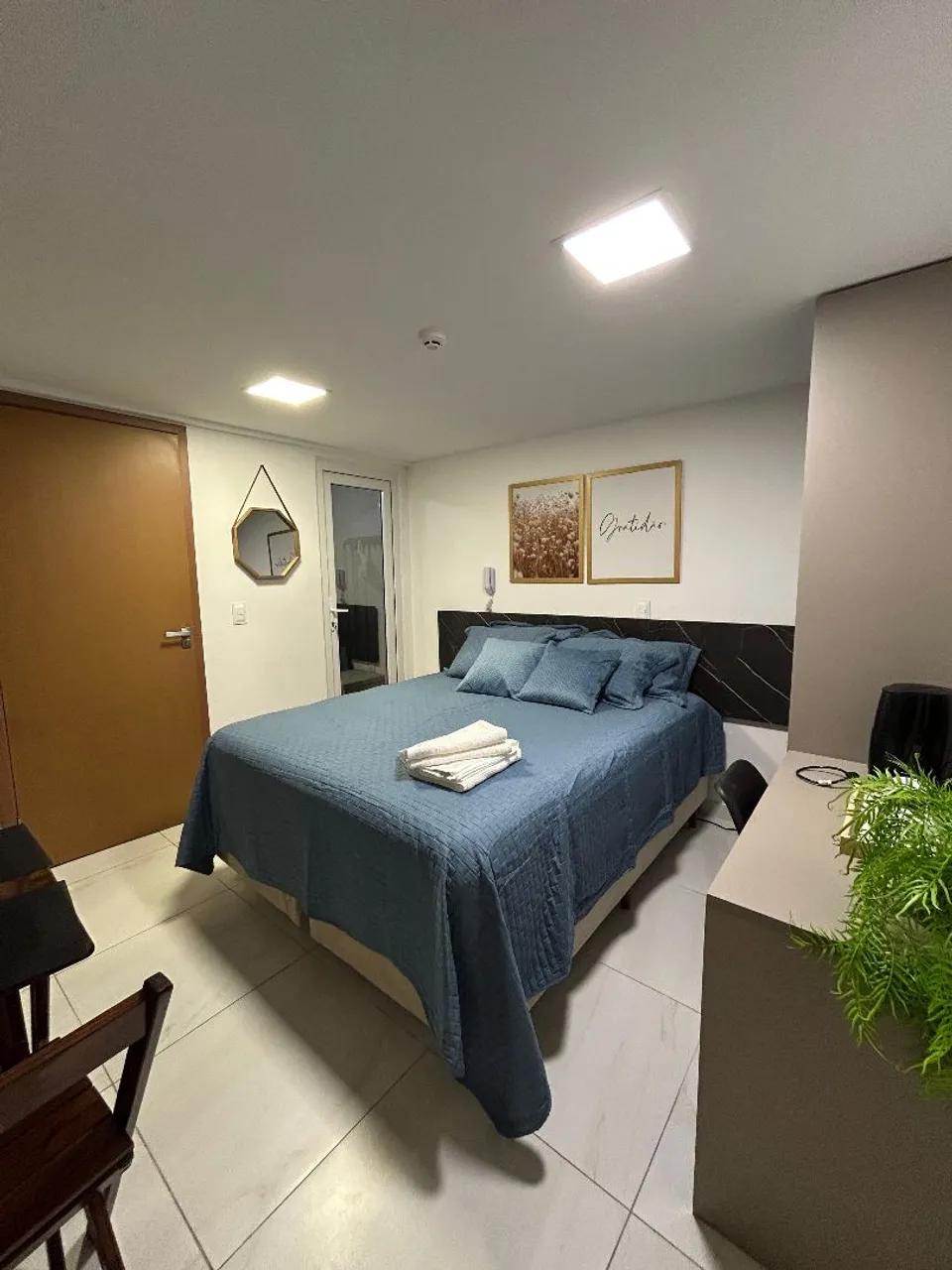 1-bedroom, 1-bath apartment with a compact kitchenette — photo 3