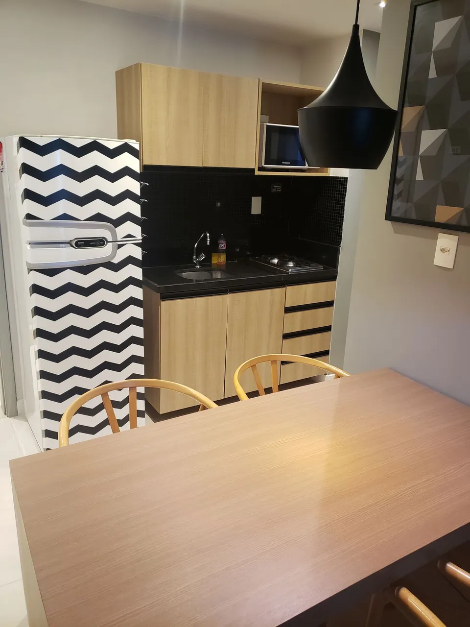 Apartamento amueblado con 1 dormitorio y cocina abierta — photo 2
