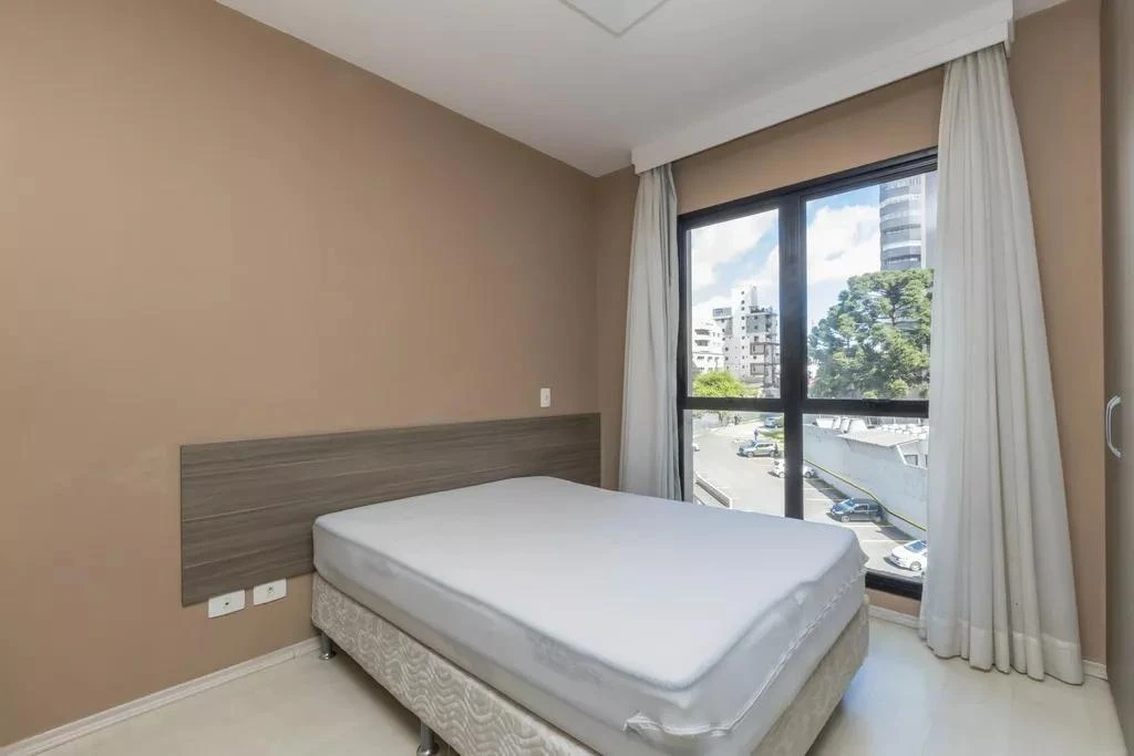 Furnished studio in a building with a sauna