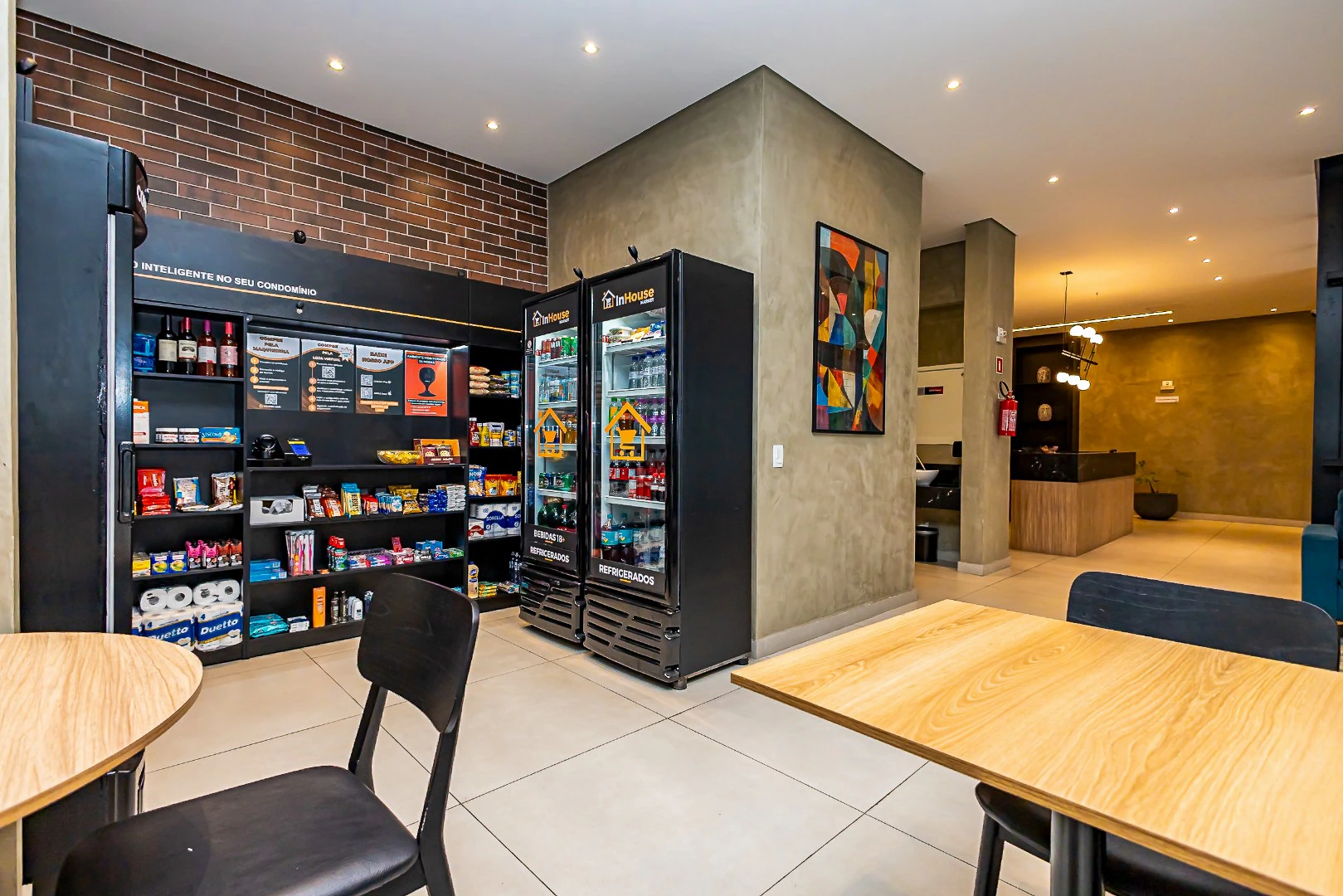 Furnished studio in a building with a coworking space — photo 25