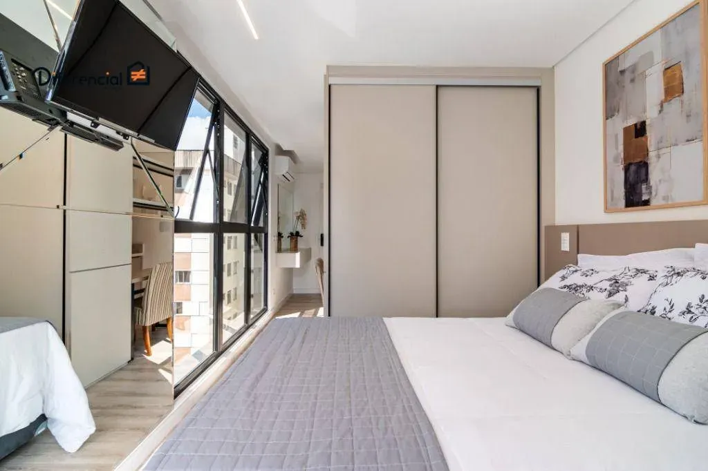 26 m² studio with 1 bedroom, balcony and parking — photo 3