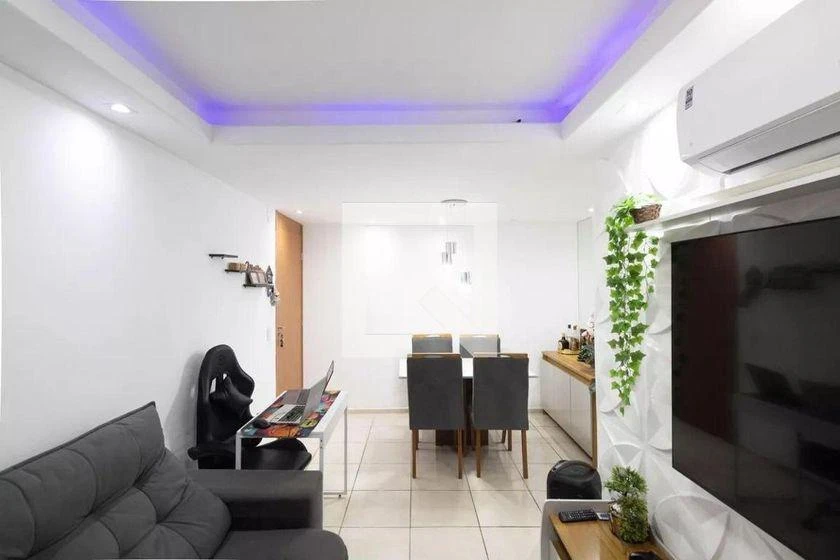 Furnished 48 m² apartment with 2 bedrooms and parking