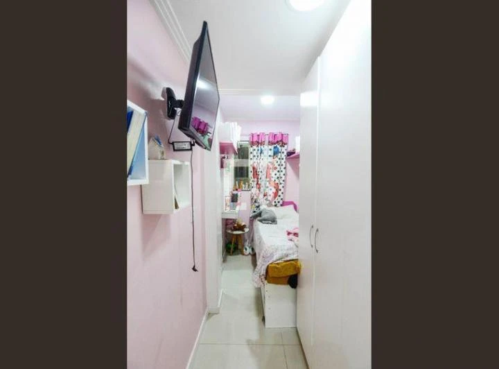 55 m² apartment with open-plan kitchen and 2 bedrooms — photo 3