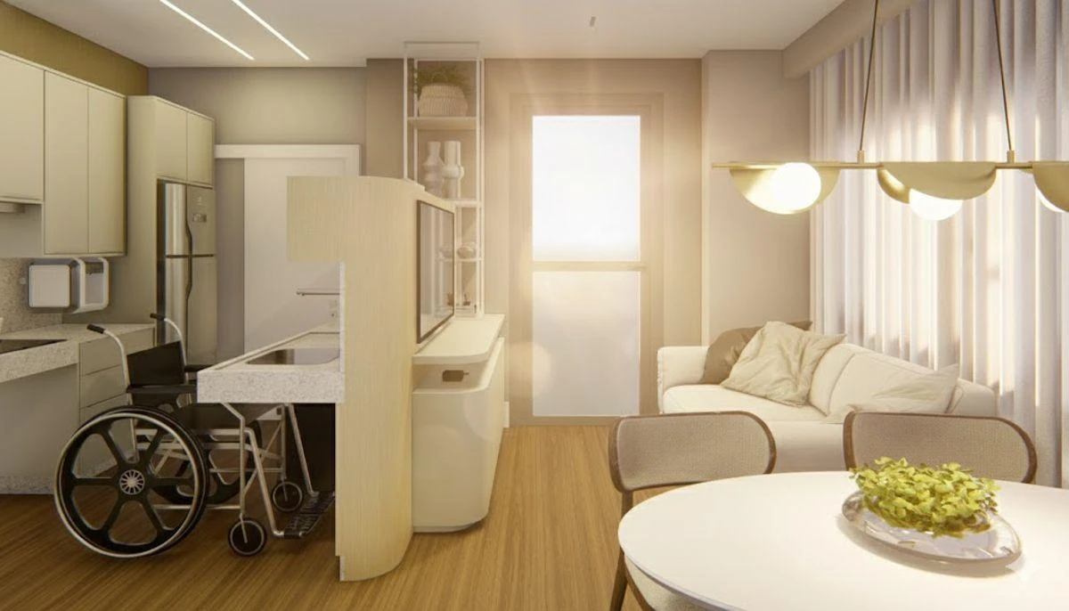 Furnished 137 m² apartment with a glassed-in balcony — photo 24