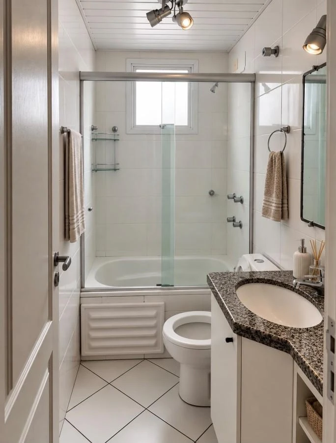 3-bedroom apartment with a bathtub in Curitiba — photo 25