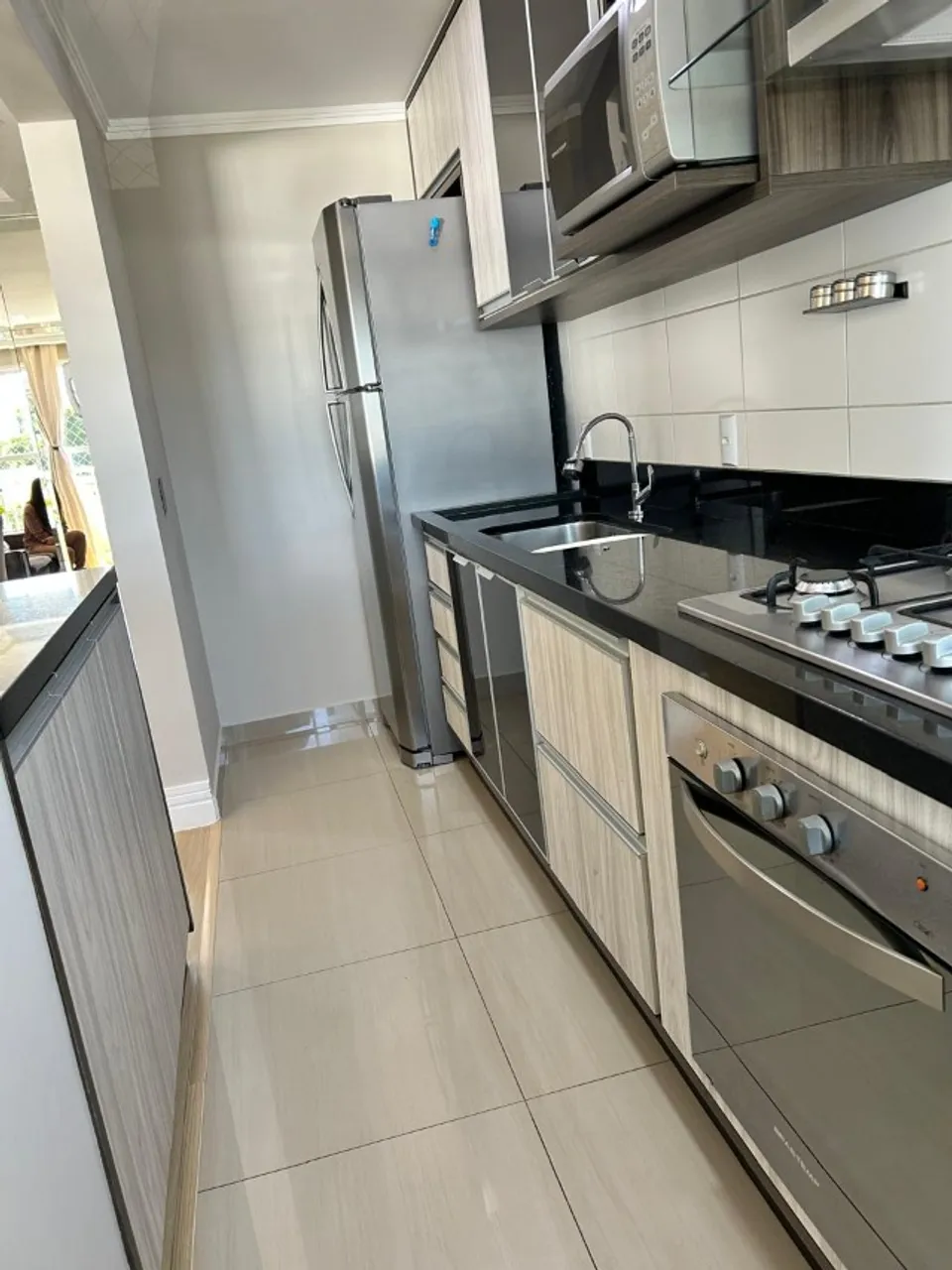Washing machine in a 2-bedroom apartment, 58 m² — photo 2