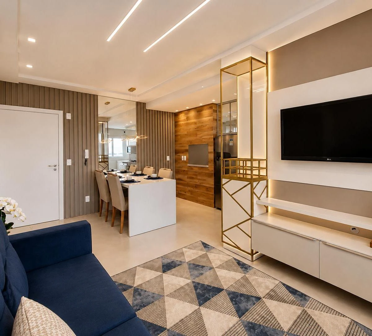 One-bedroom apartment with a washing machine — photo 4