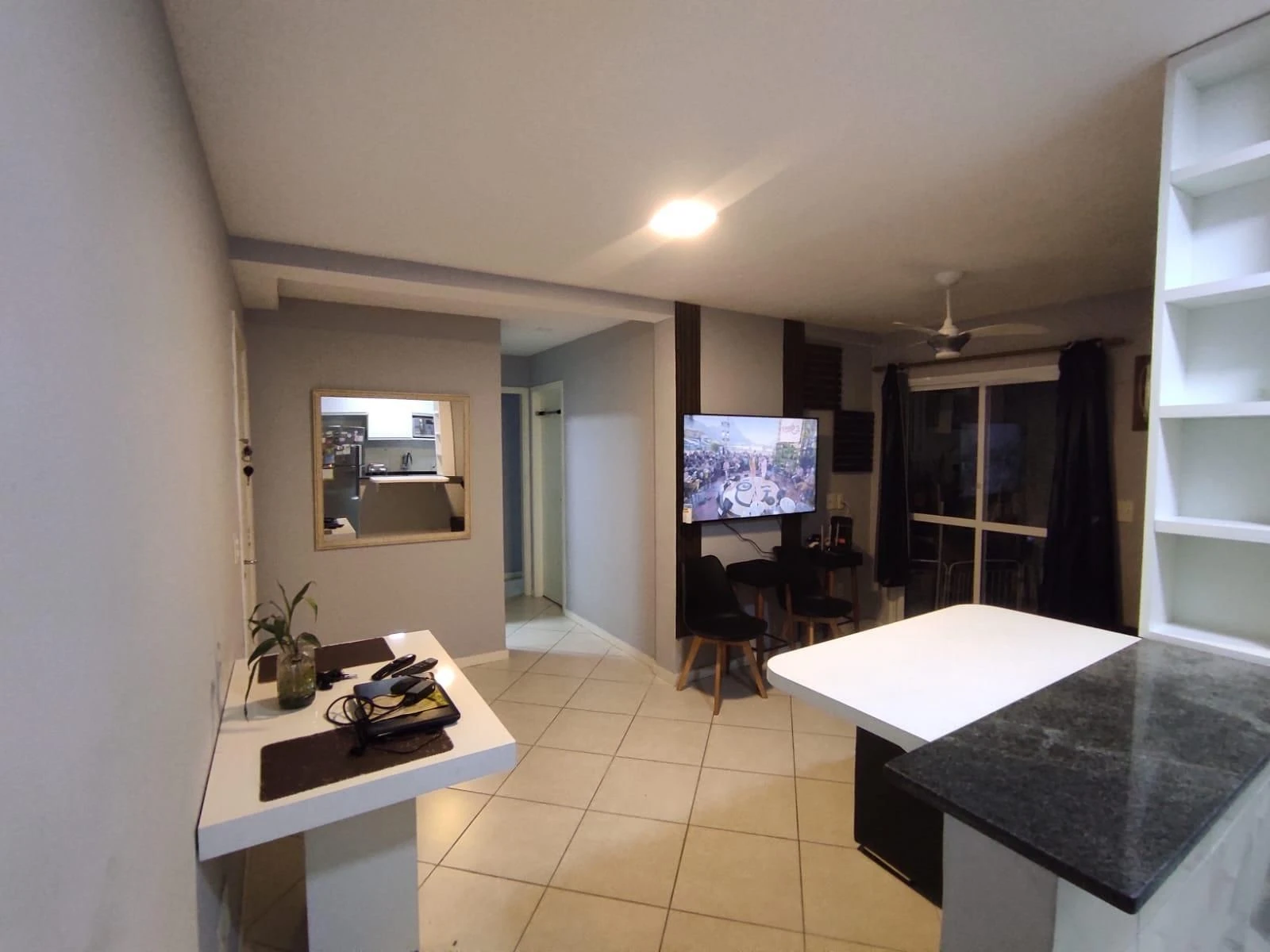 Furnished apartment, 60 m², with floor-to-ceiling windows — photo 5