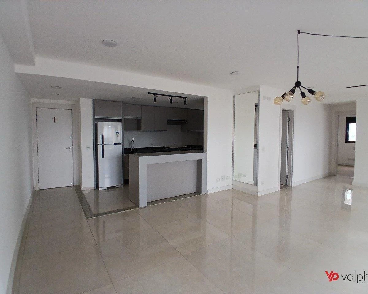 2-bedroom apartment in a building with a gym