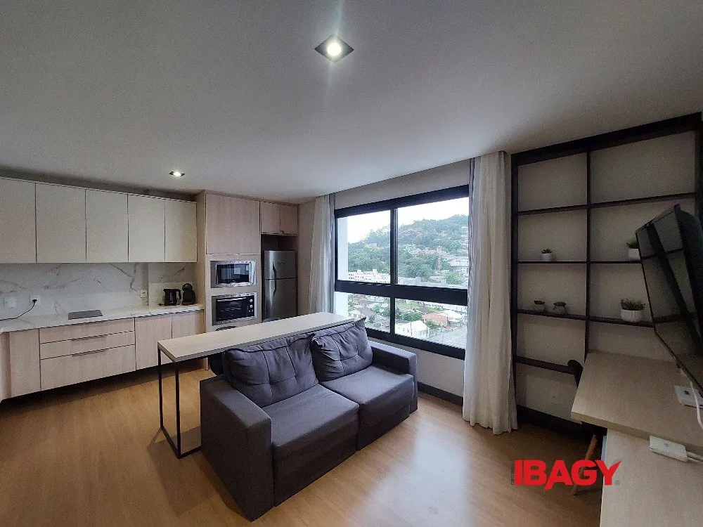 Furnished 1-bedroom apartment with balcony and built-in grill