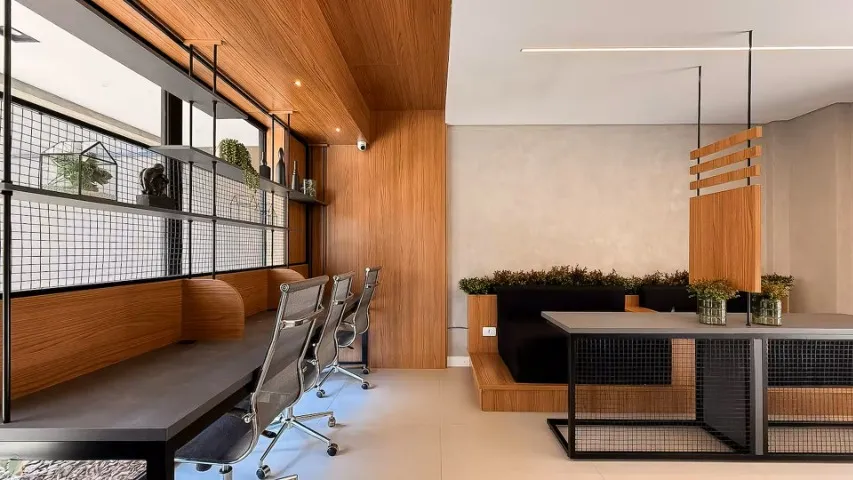 Furnished studio, 27 m², with floor-to-ceiling windows — photo 4