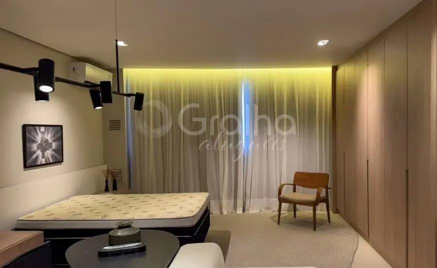 Furnished studio with 1 bedroom and integrated kitchen — photo 27