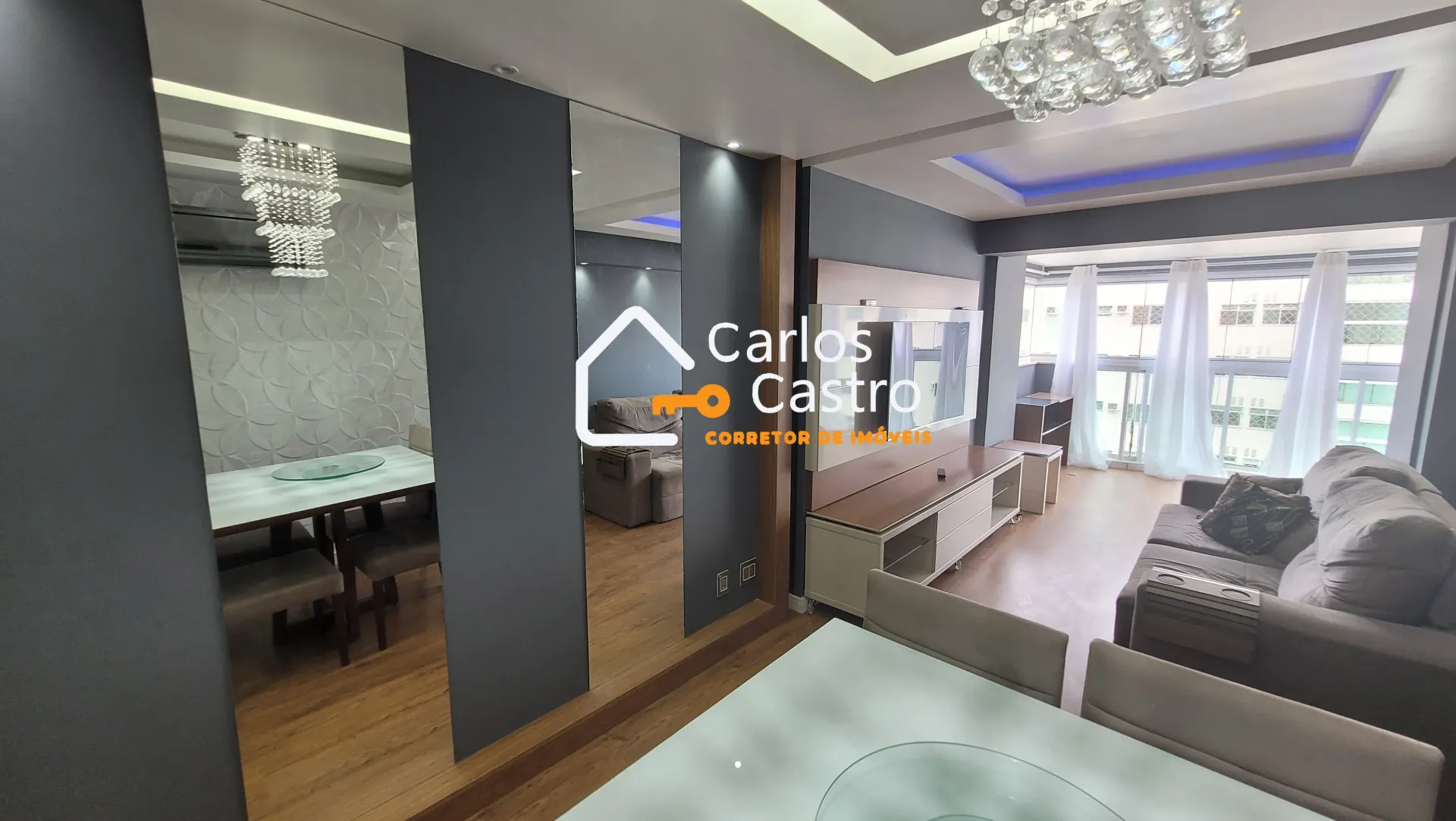 Furnished 86 m² apartment with 3 bedrooms and 1 parking spot — photo 17