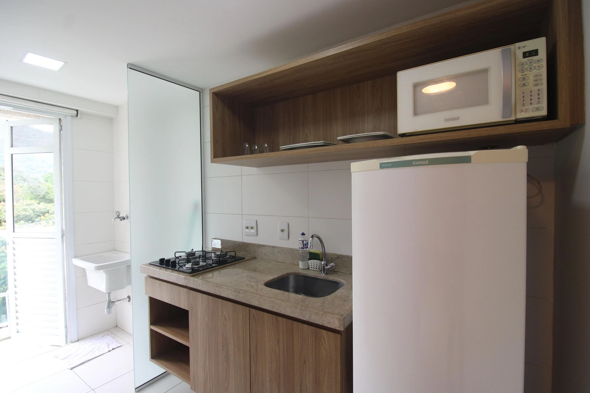 Студия 40 м² с сушильной машиной и видом на горы — photo 8