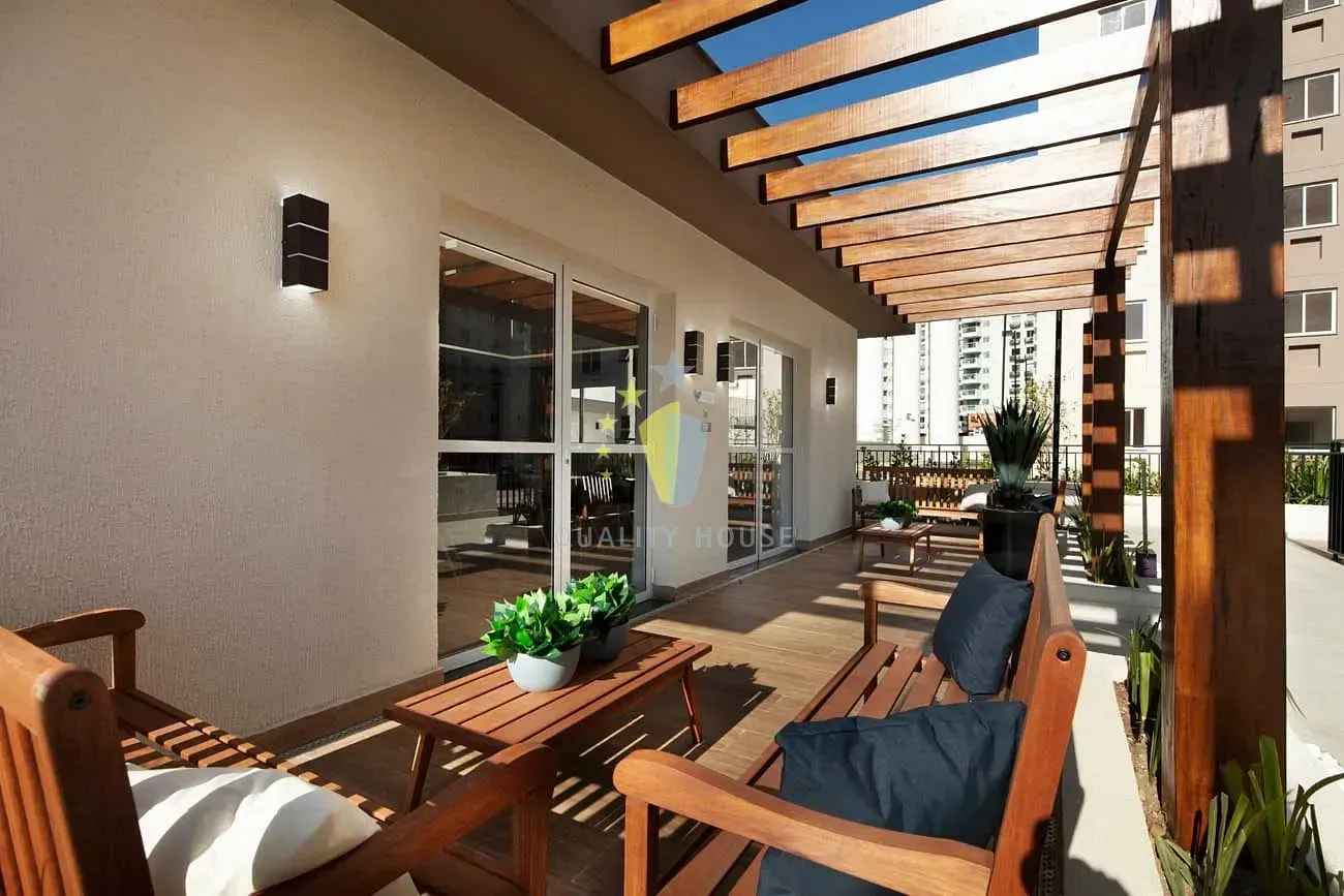 45 m² apartment with a mountain view and a washing machine — photo 8