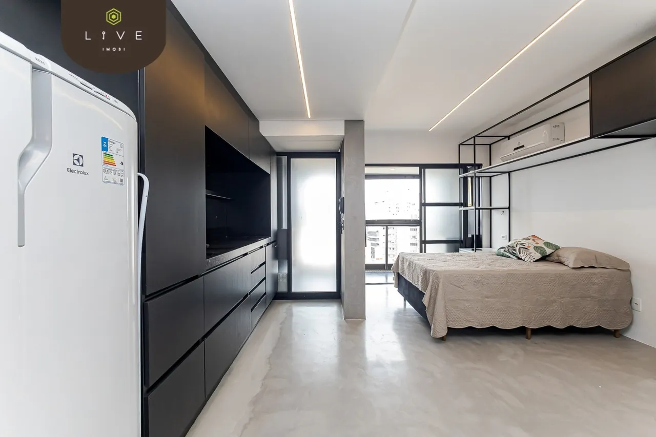 48 m² studio with balcony and private BBQ — photo 2