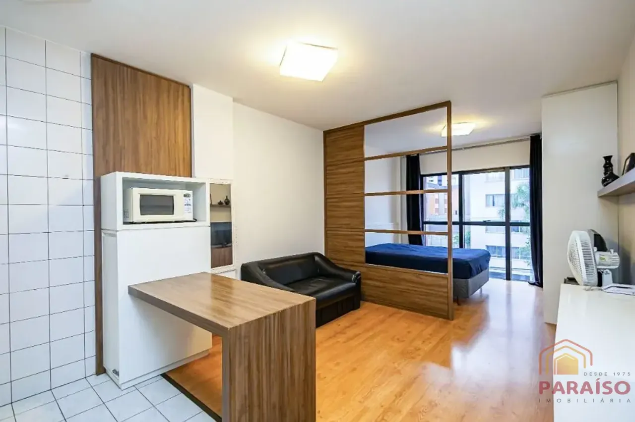 Studio with 1 bedroom, 1 bathroom and a 34 m² compact kitchen