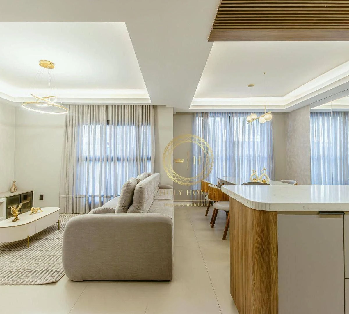 Condo house with a balcony and open-plan kitchen — photo 9
