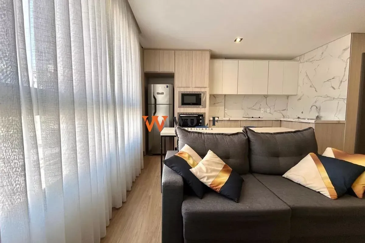 Furnished studio with open-plan kitchen, 1 parking spot — photo 9