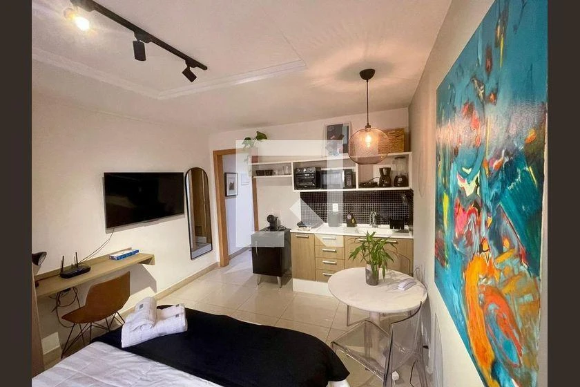 Monoambiente con espacio de home office en Rio de Janeiro — photo 3