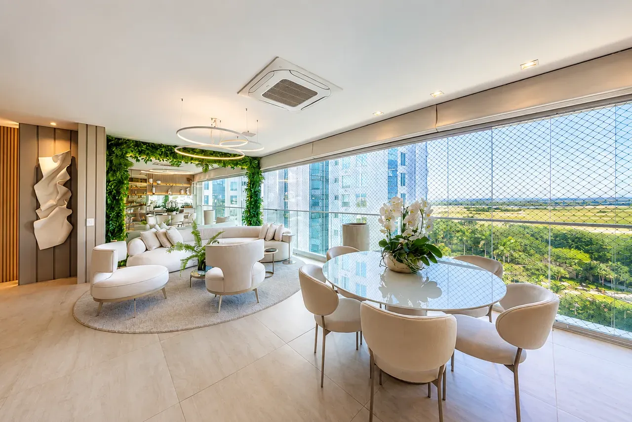 Furnished apartment, 266 m², with floor-to-ceiling windows — photo 14