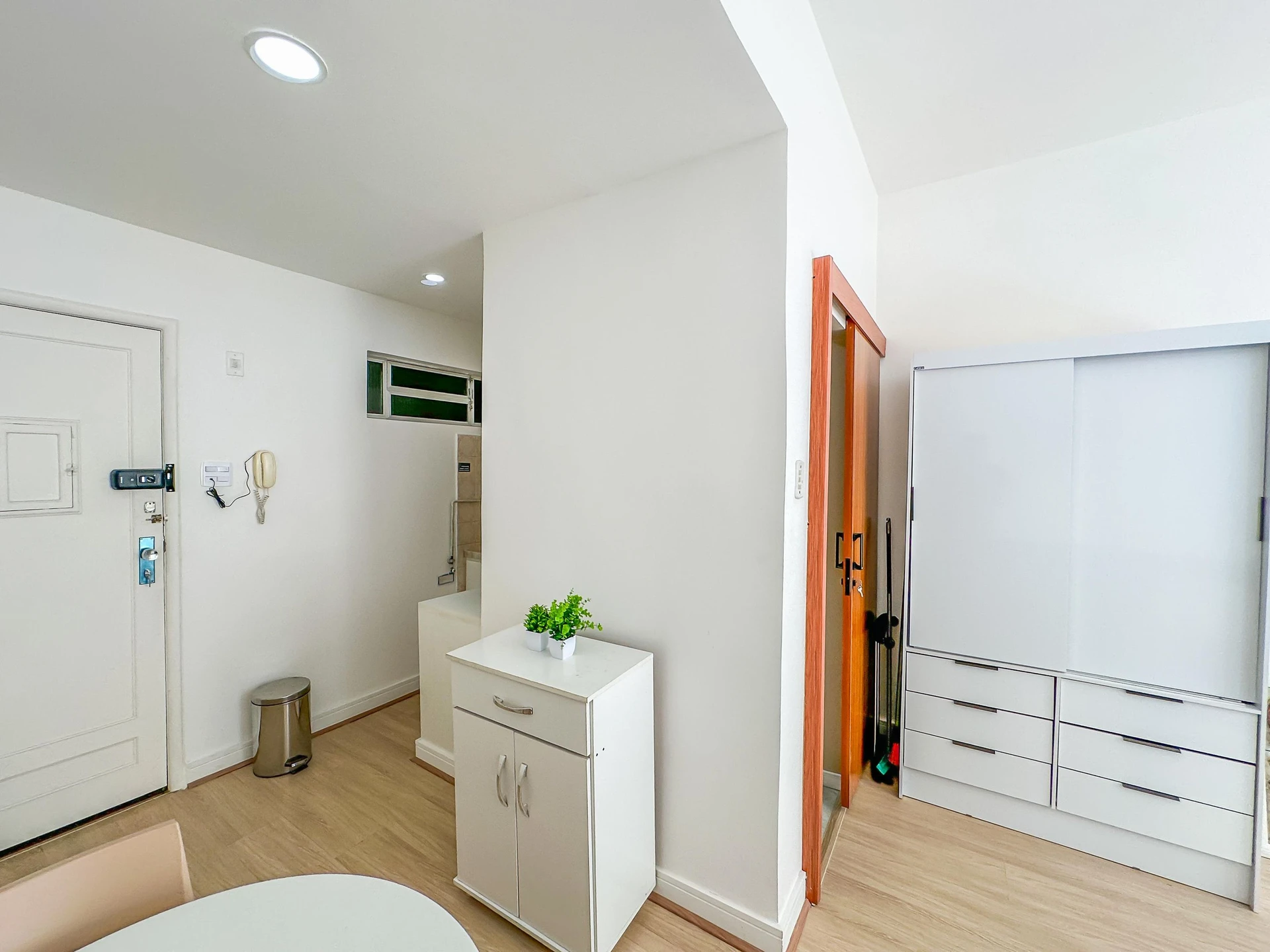 Furnished studio, 30 m², with wood or laminate floors — photo 31
