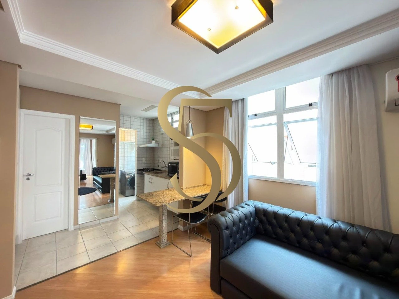One-bedroom apartment with a home office in Curitiba — photo 9