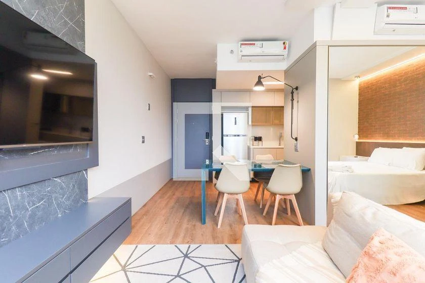 Furnished 1-bedroom apartment with open-plan kitchen — photo 8
