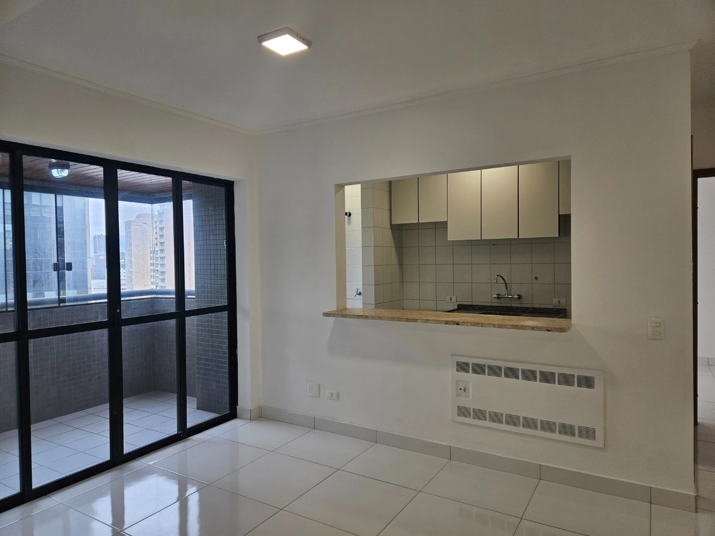 1-bedroom apartment with open-plan kitchen and cabinets — photo 2