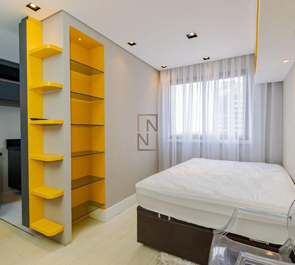 One-bedroom apartment in a building with a sauna — photo 8