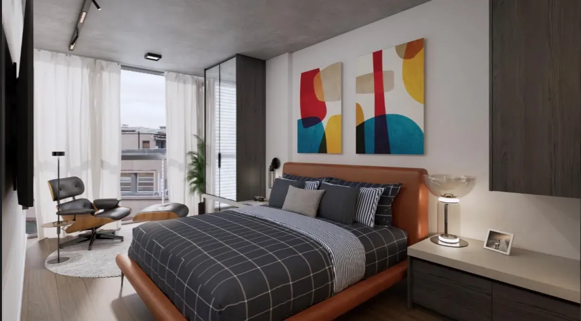 2 quartos e janelas do piso ao teto: apartamento de 84 m² — photo 5