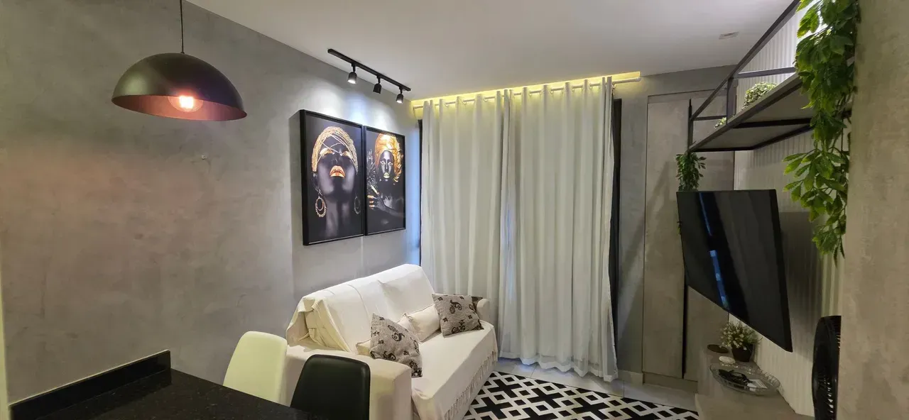 Furnished apartment, 30 m², with floor-to-ceiling windows — photo 10