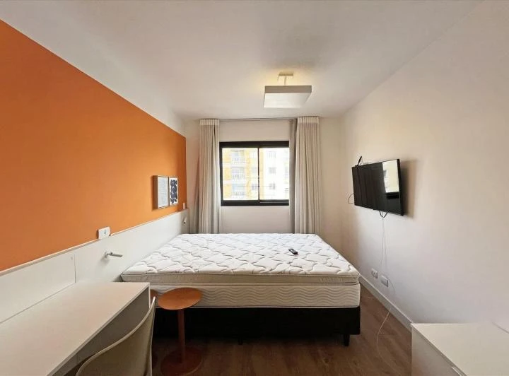 Apartamento mobiliado com cozinha compacta e 1 quarto — photo 6