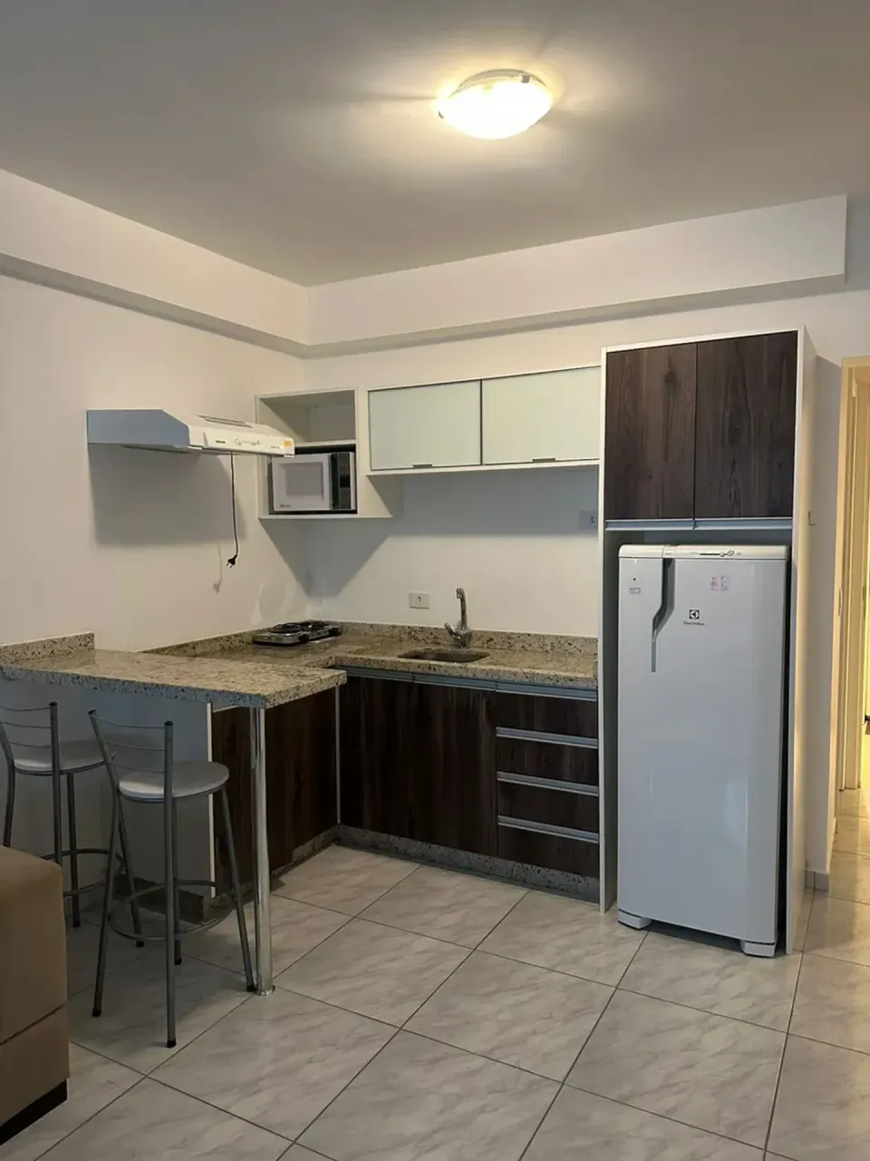 1-bedroom apartment with a compact kitchenette — photo 2