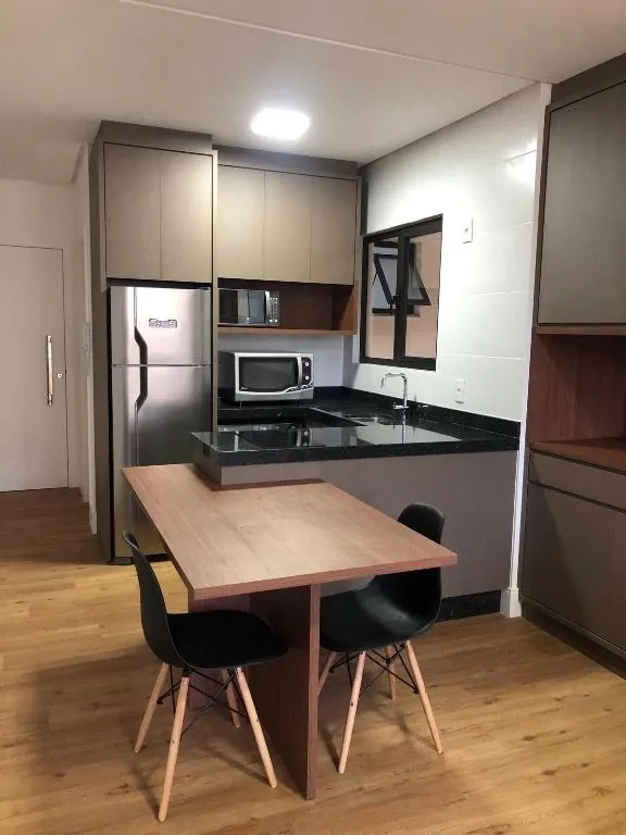 Furnished studio with 1 bedroom and 1 bath, 39.56 m²