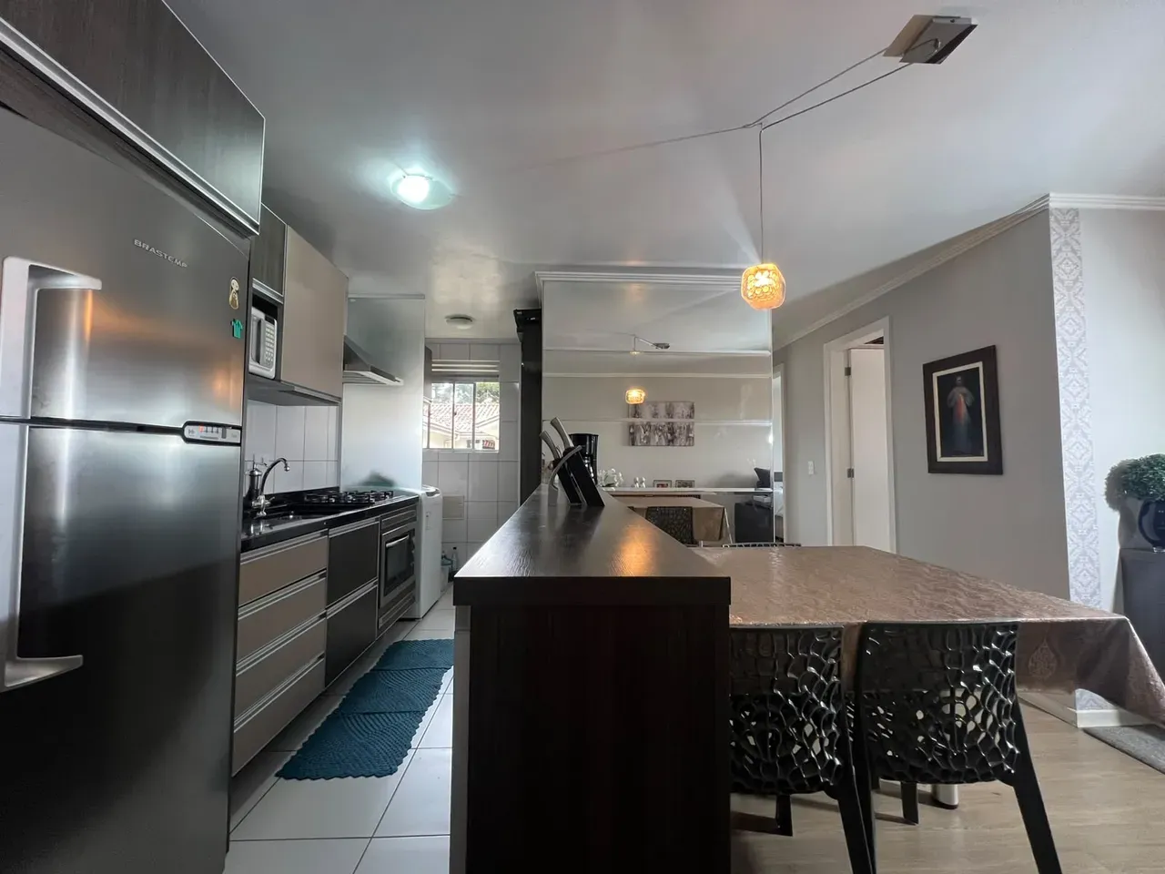 Furnished apartment, 59 m², with a washing machine — photo 4
