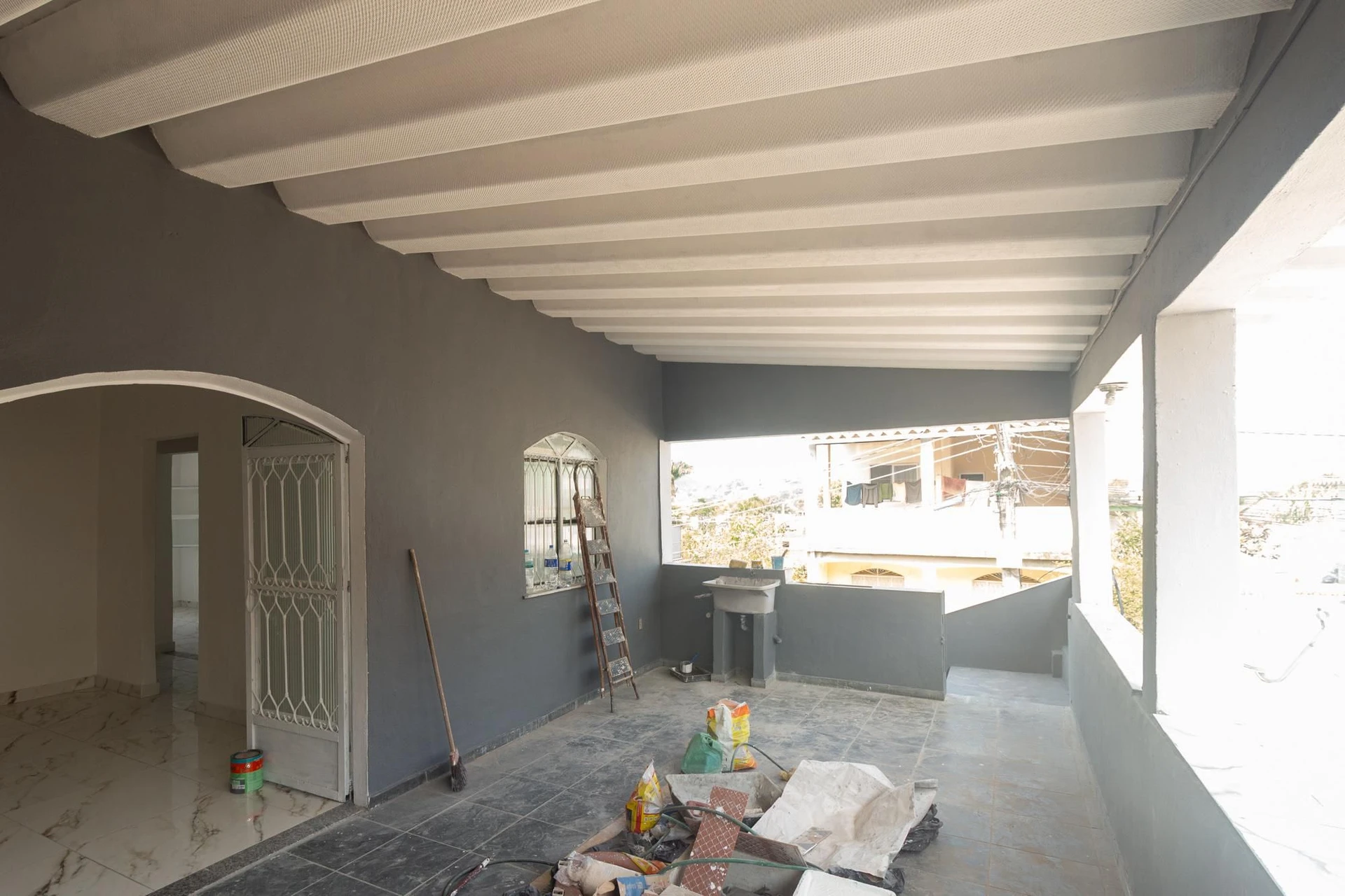House, 80 m², with a grill on the balcony — photo 16