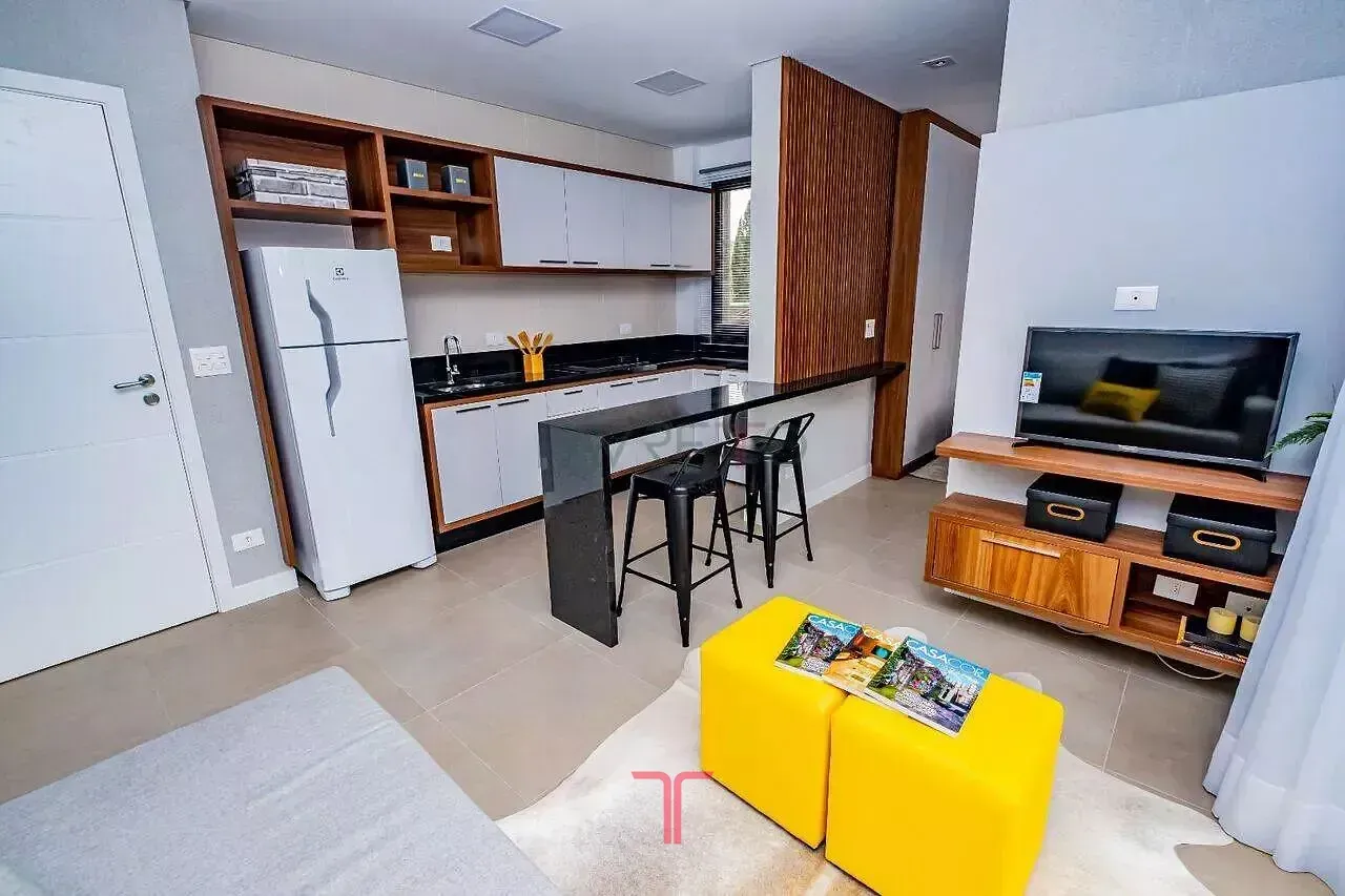 Furnished 1-bedroom apartment with 34 m² and balcony — photo 10