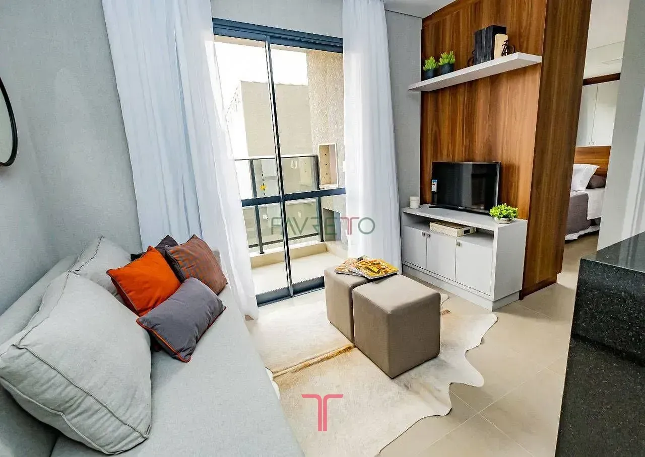 Furnished 1-bedroom apartment with 34 m² and balcony — photo 29