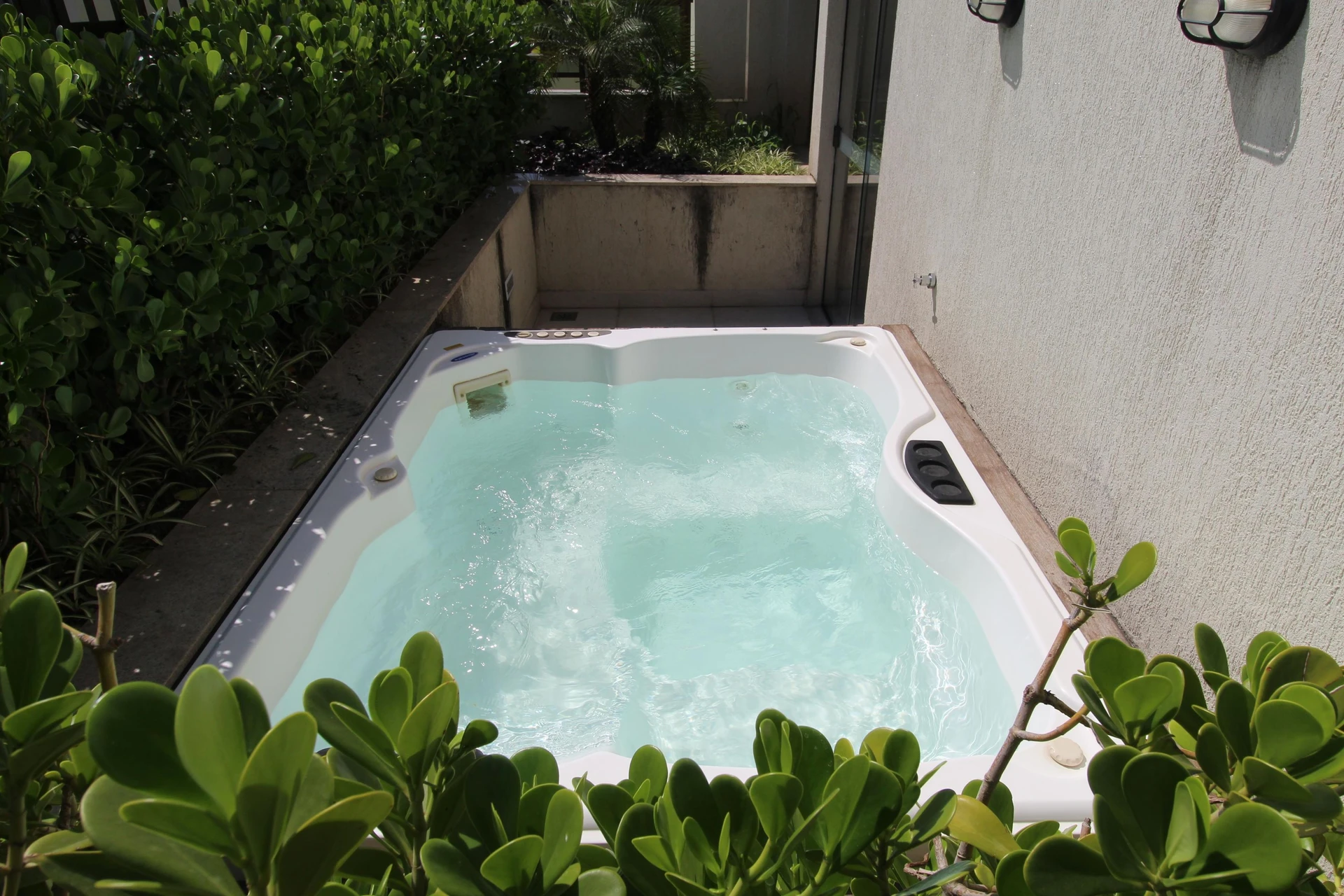 Monoambiente en edificio con sauna