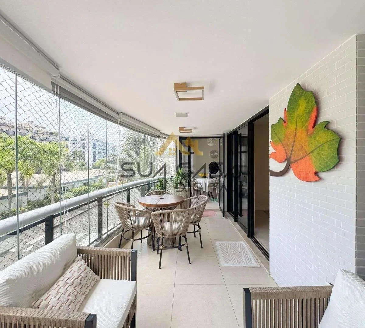 Apartamento mobiliado de 3 quartos com varanda envidraçada — photo 10