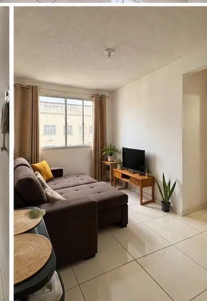 2 quartos e máquina de lavar: apartamento de 43 m² — photo 7