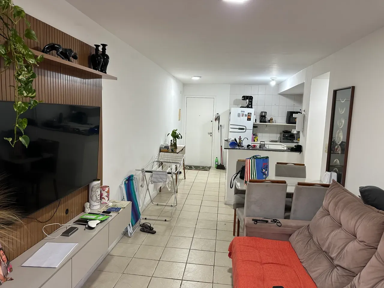 Apartment on the 5th floor with a washing machine