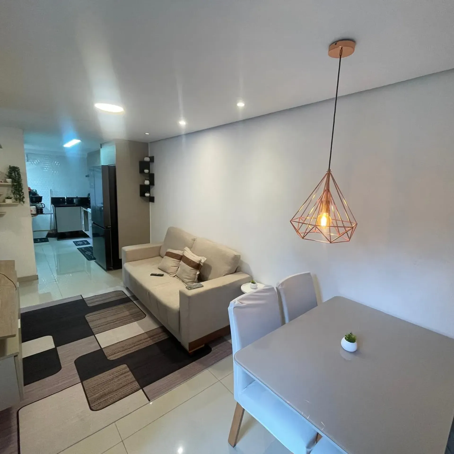 2-bedroom apartment in a building with a pool