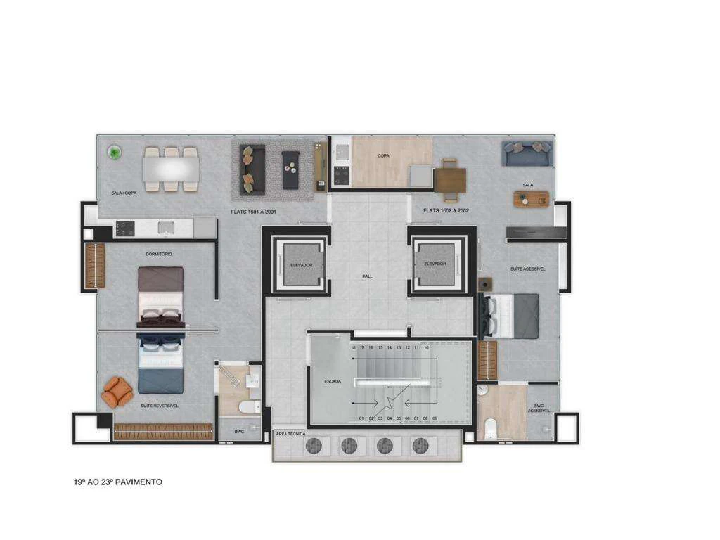 1-bedroom apartment with 31 m² on the 9th floor — photo 62