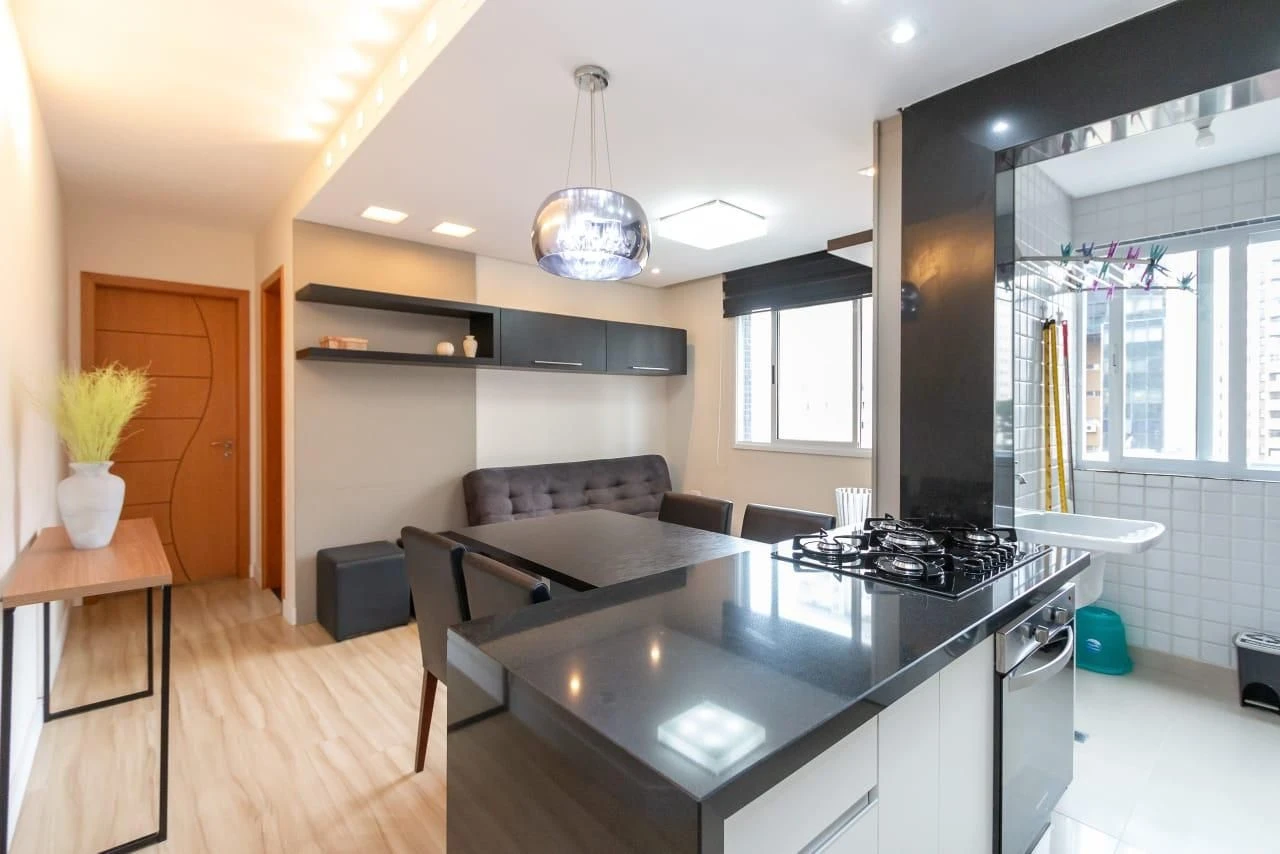 Apartamento mobiliado de 1 quarto com máquina de lavar — photo 14