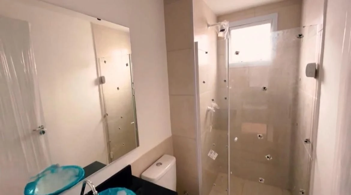 Apartamento mobiliado com varanda e churrasqueira na sacada — photo 22