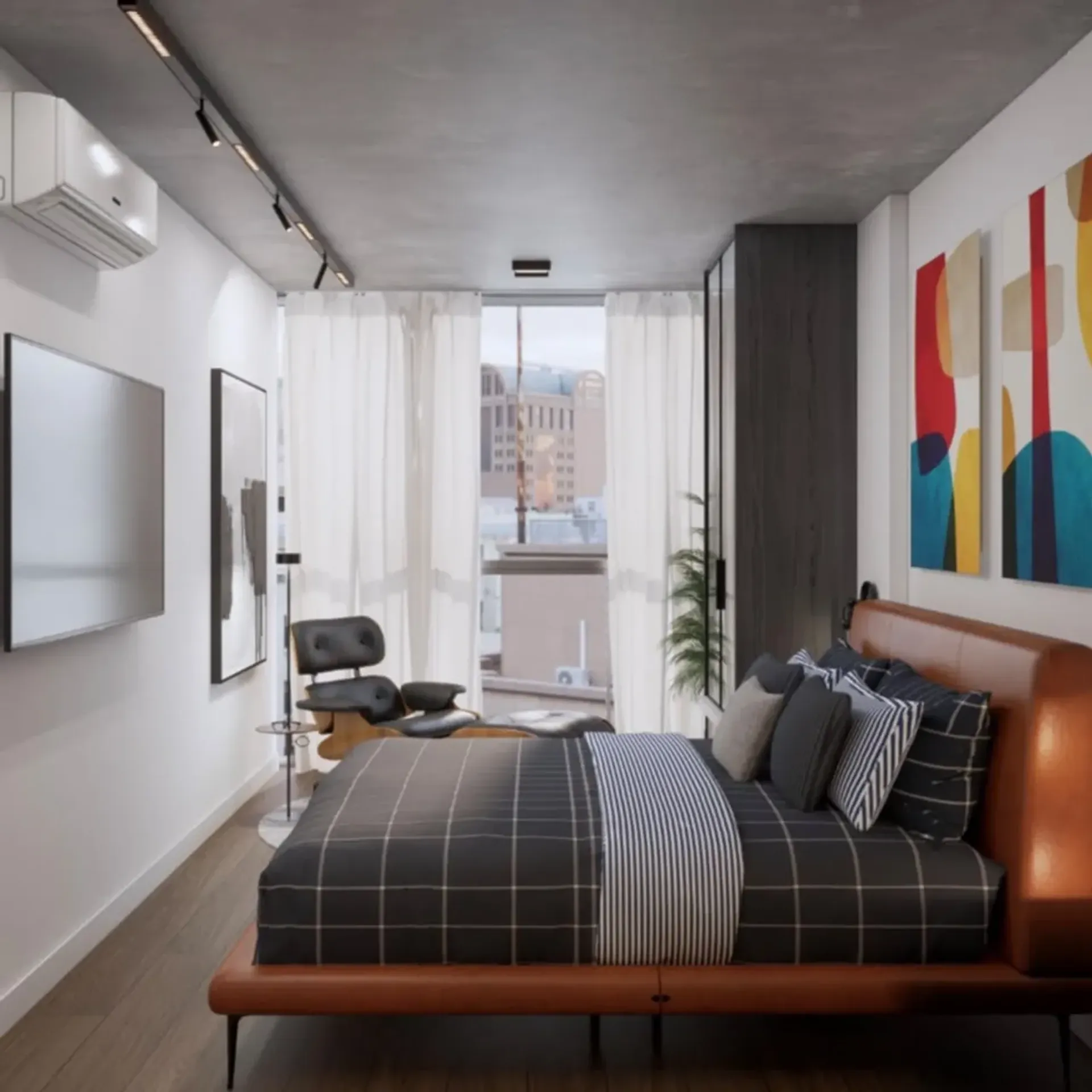 2 quartos e janelas do piso ao teto: apartamento de 84 m² — photo 6