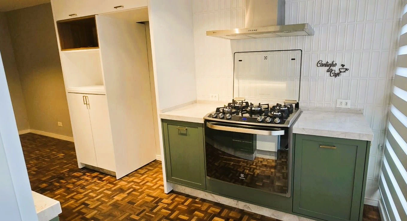 2-bedroom apartment with a washing machine in Curitiba — photo 8