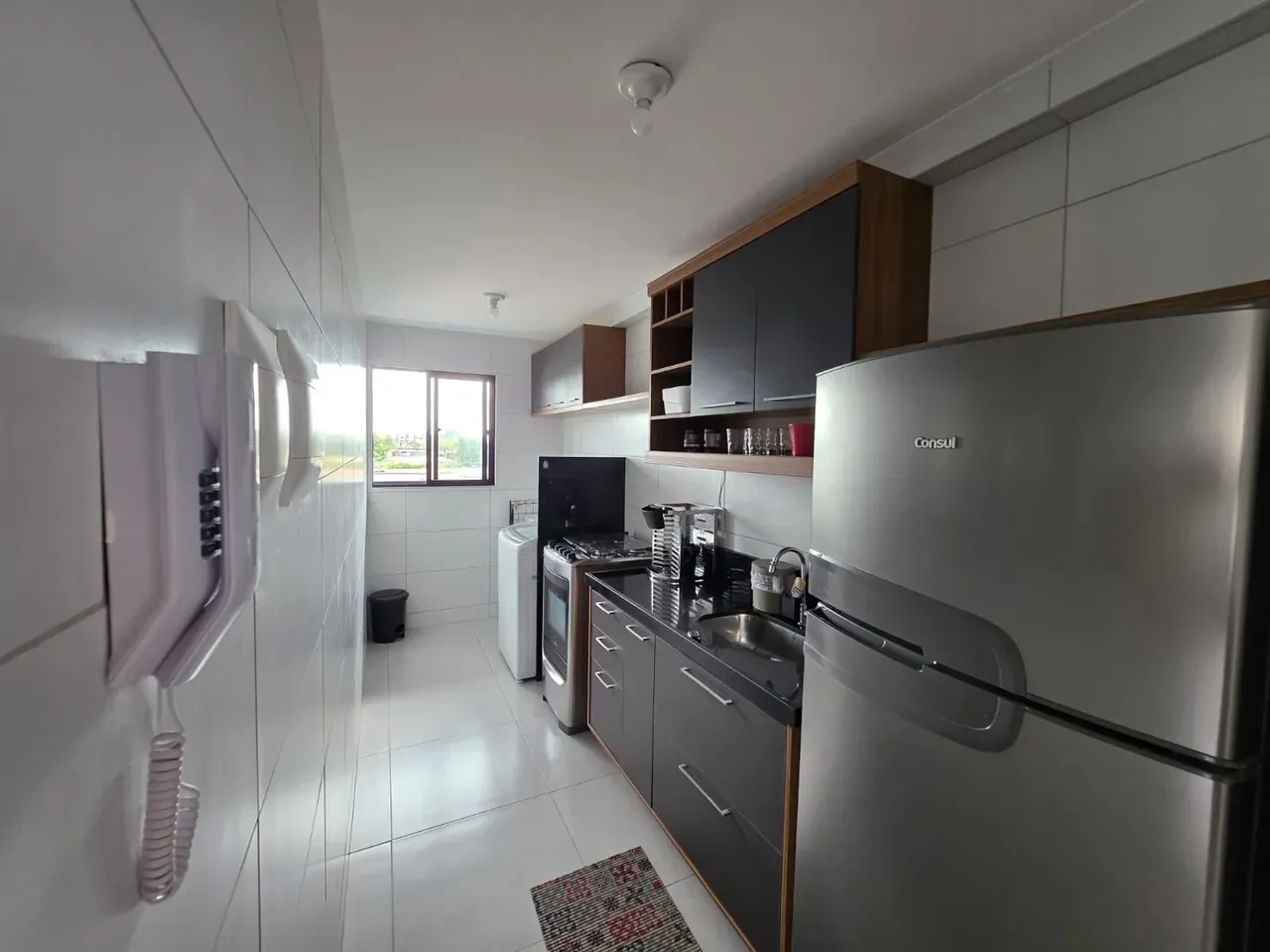 Furnished apartment, 57 m², with a grill on the balcony — photo 18